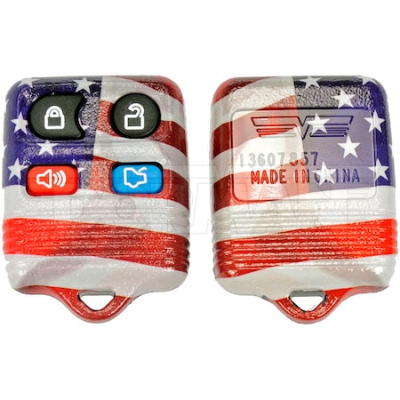 Motormite Keyless Remote Case American Flag, 13607Us 13607US